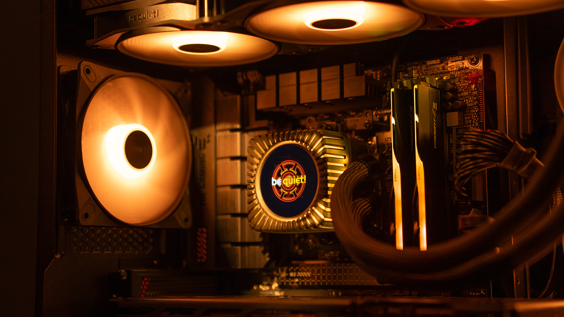 A Be Quiet! cooler at CES 2026.