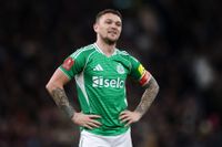BIRMINGHAM, ENGLAND - FEBRUARY 14: Kieran Trippier of Newcastle United reacts after referee Chris Kavanagh and assistant referee Nick Greenhalgh failed to award a penalty during the Emirates FA Cup Fourth Round match between Aston Villa and Newcastle United on February 14, 2026 in Birmingham, England. (Photo by Dan Istitene/Getty Images)