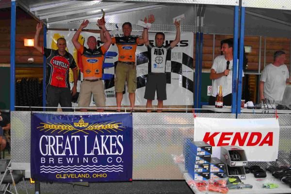 100km Singlespeed podium: 1st - John Lorson, 2nd - Jay Blews, 3rd - Shawn Jones, 4th - Michael Gorman