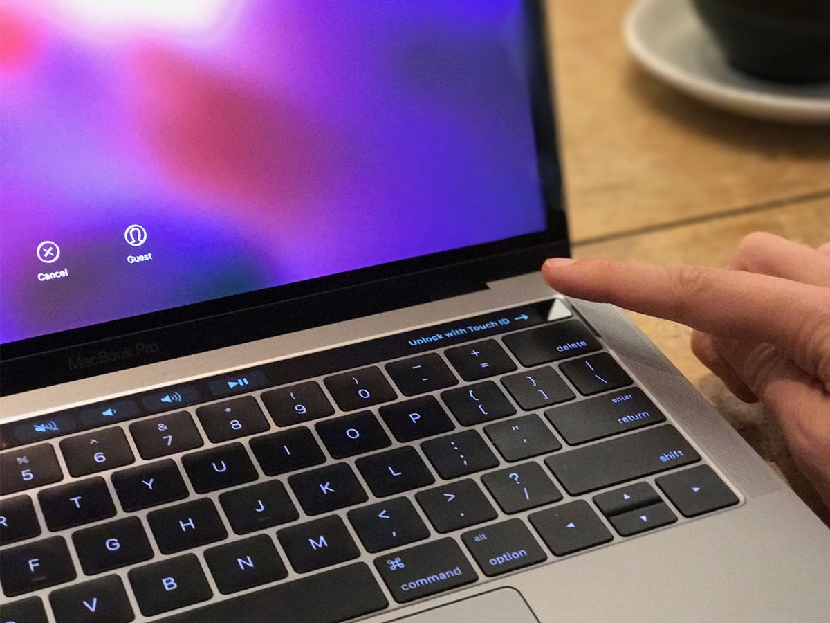 Touch ID on the MacBook Pro