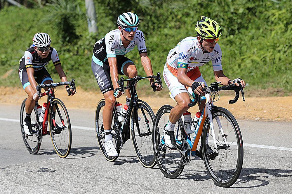 The breakaway in Tour de Langkawi