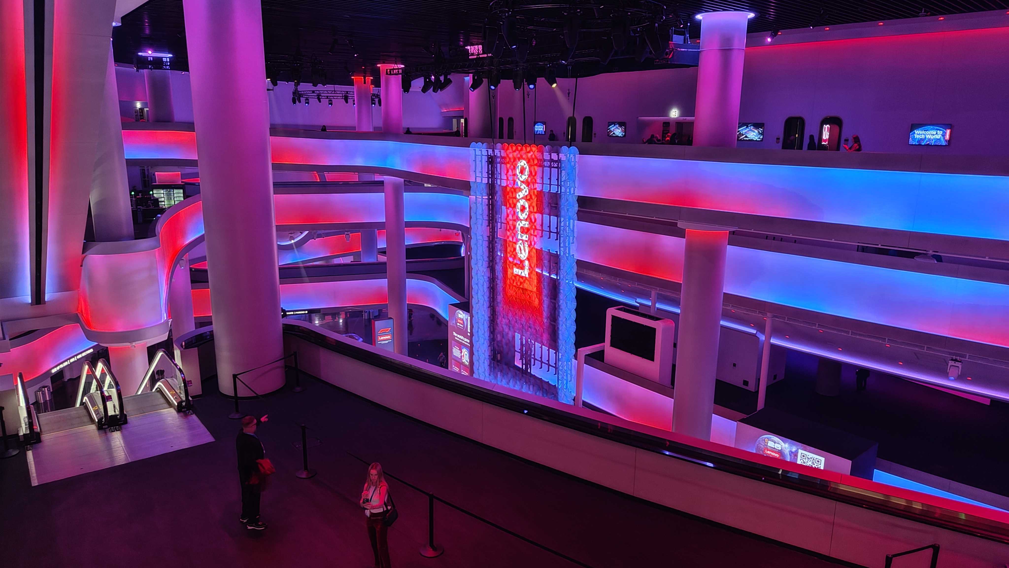 Lobby of the Sphere at Lenovo Tech World 2026