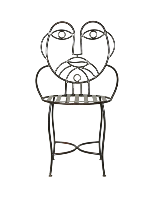 Metal Face Chair 