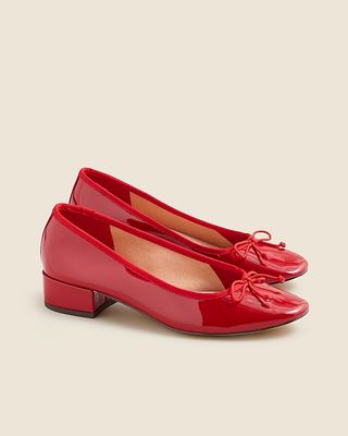 Teagan Ballet Pumps in Patent Leather