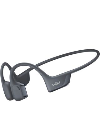 Shokz OpenRun Pro 2 open-ear headphones in black.