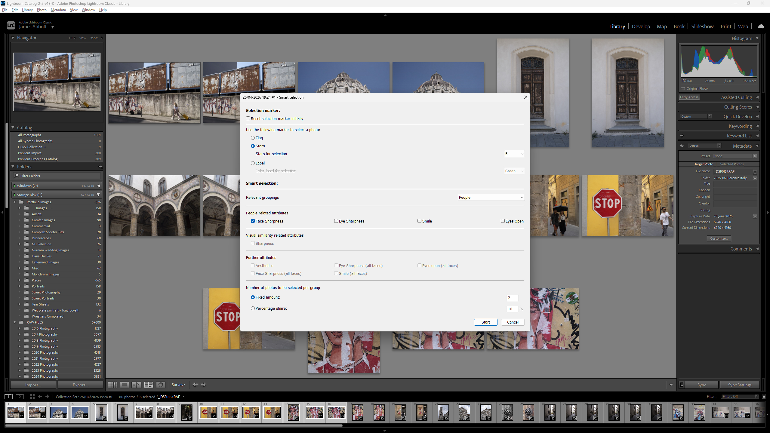 Excire Search 2026 interface
