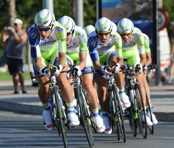 Liquigas-Cannondale rode well to finish second, five seconds behind Leopard Trek