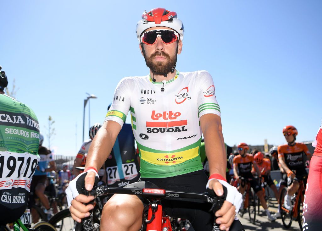 Thomas De Gendt (Lotto Soudal) in the Volta a Catalunya leader's jersey