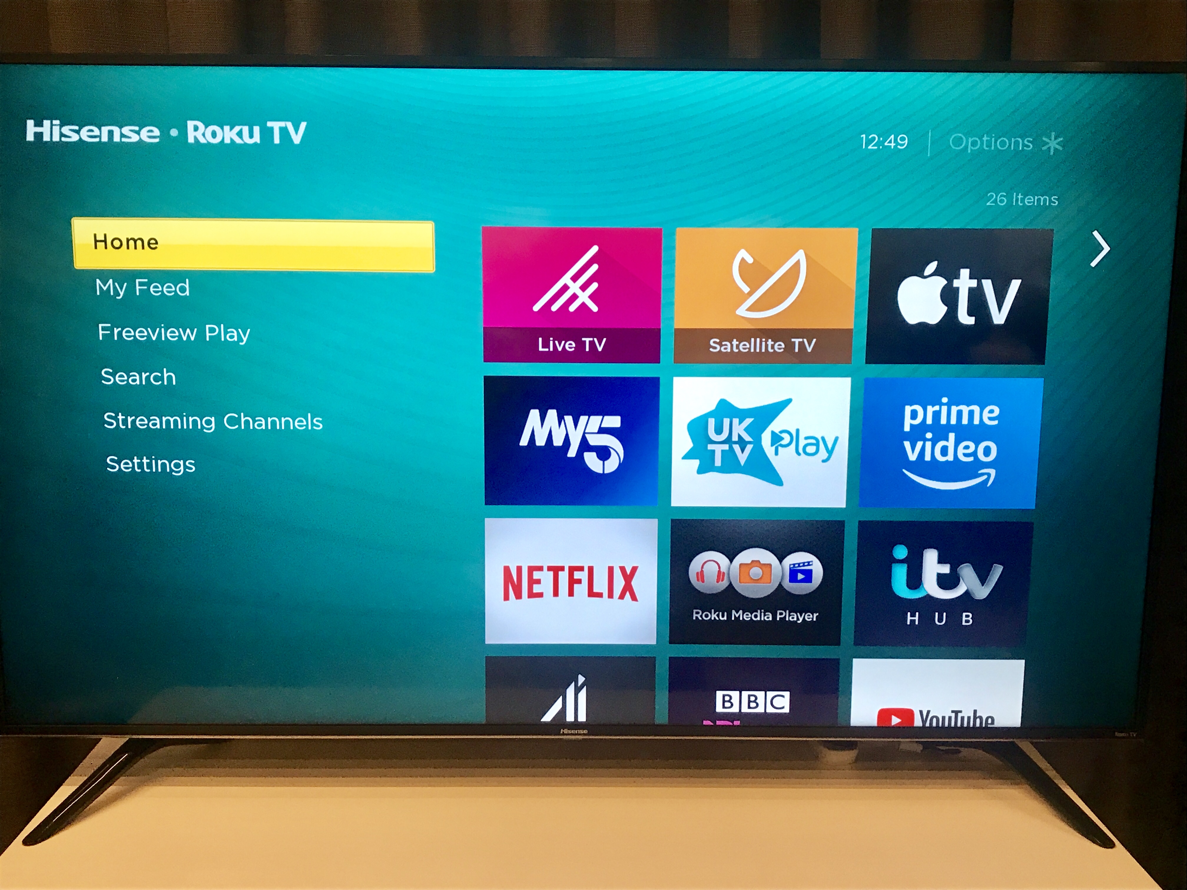 hisense roku tv browser