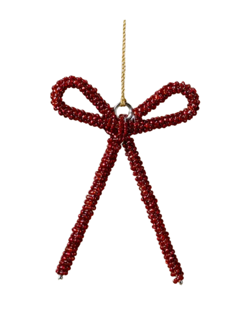 Beaded Bow Ornament