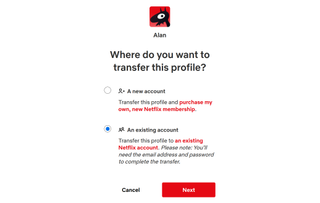 How to transfer your Netflix profile to an existing account
