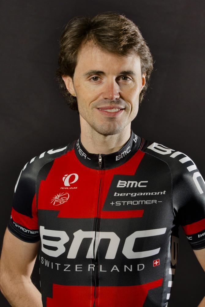 Sammy Sanchez in his 2014 BMC team kit