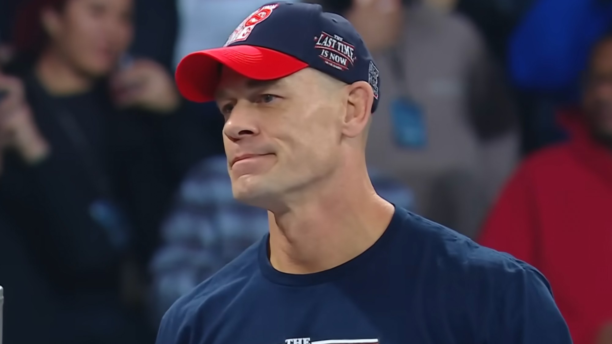 John Cena at his final appearance.