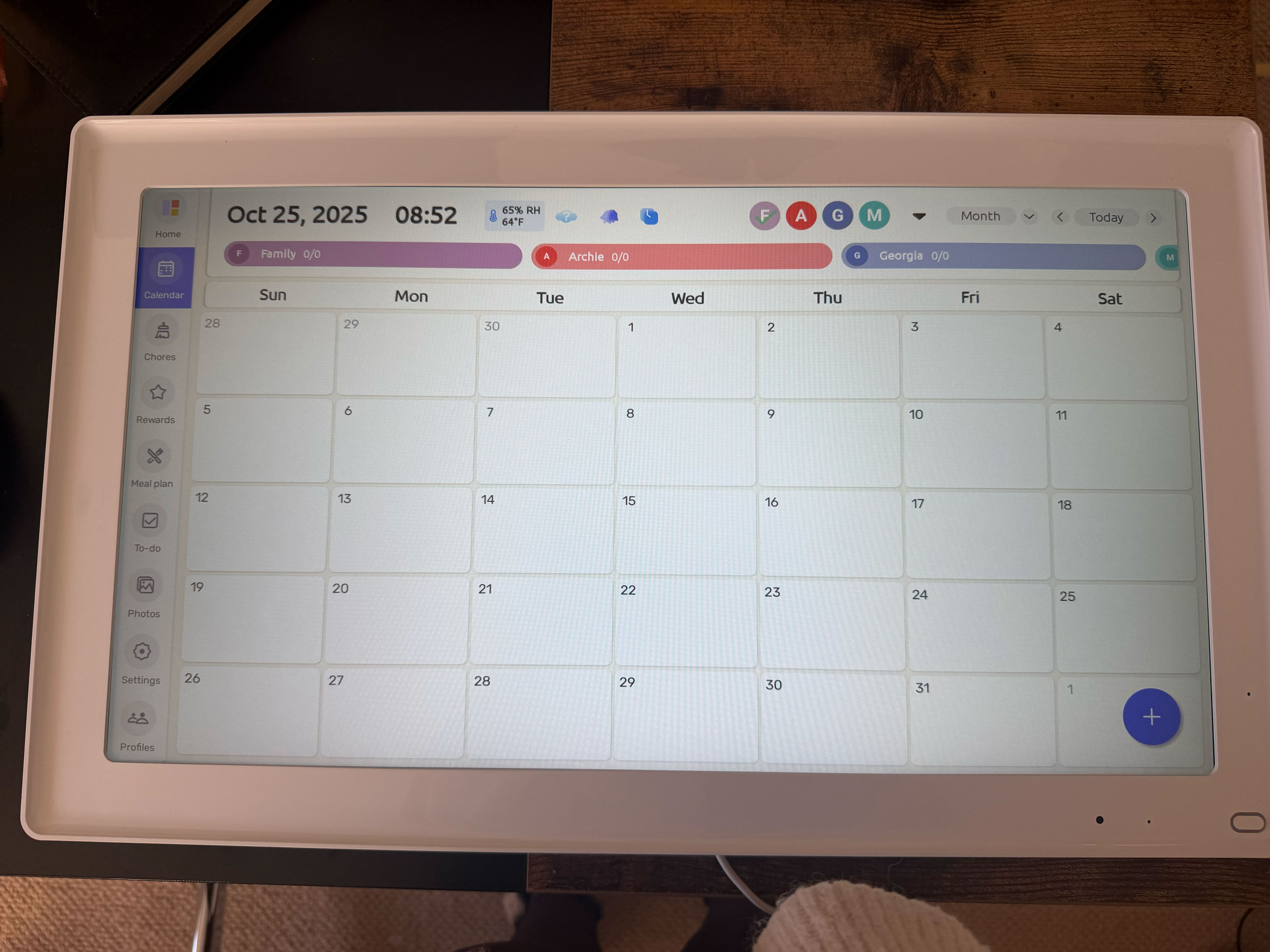 Calender shots