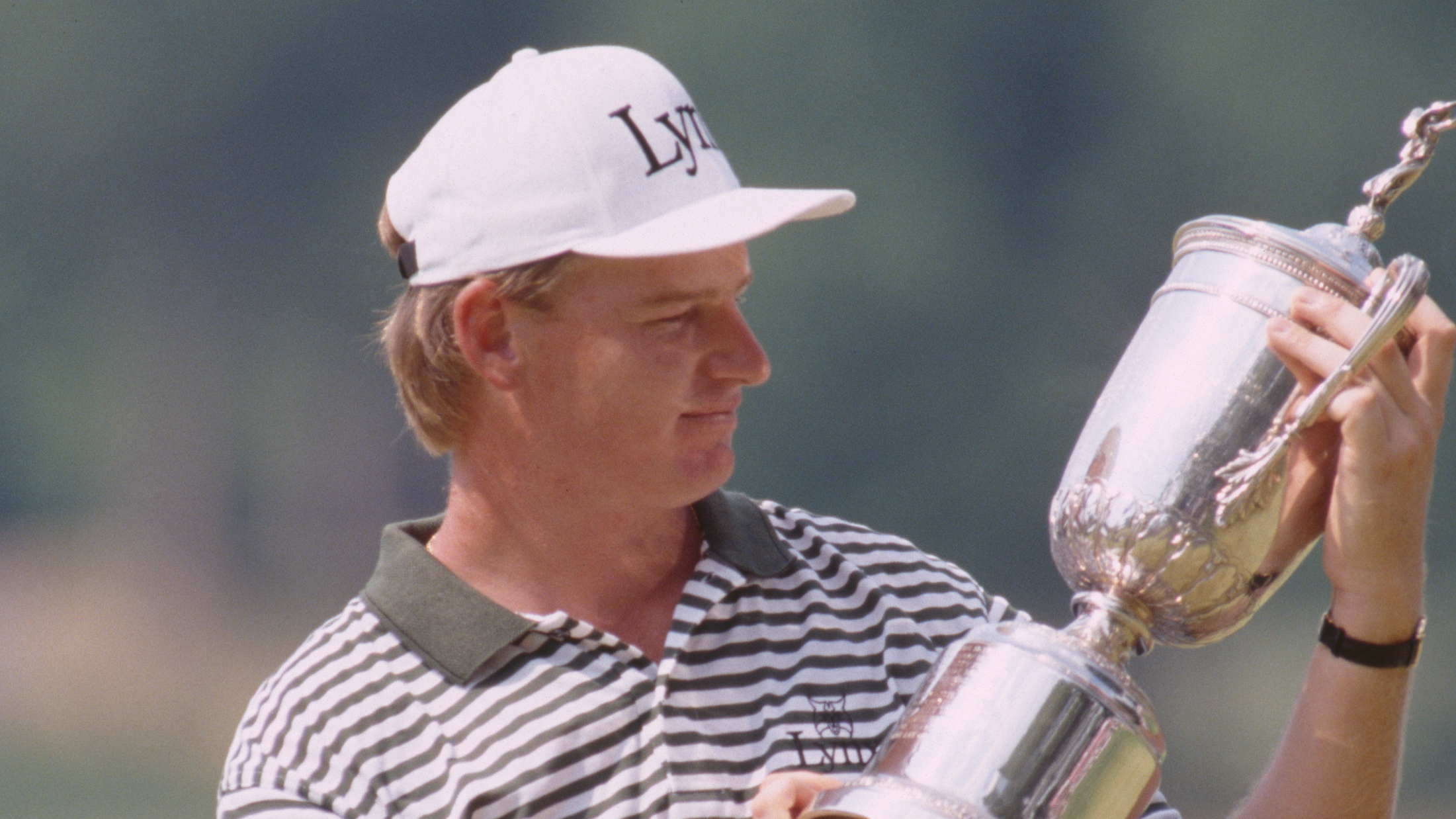 Ernie Els with the US Open trophy