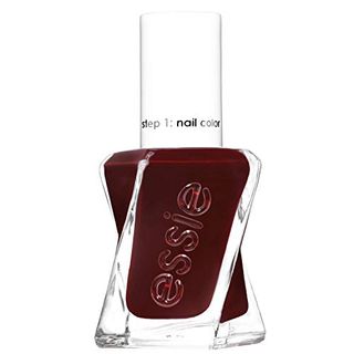 Essie Gel Couture Langanhaltender Hochglanz, keine UV-Lampe erforderlich, Nagellack, tiefrote Farbe, 360-Grad-Nuance mit Stil, 13,5 ml (Füllung 1)