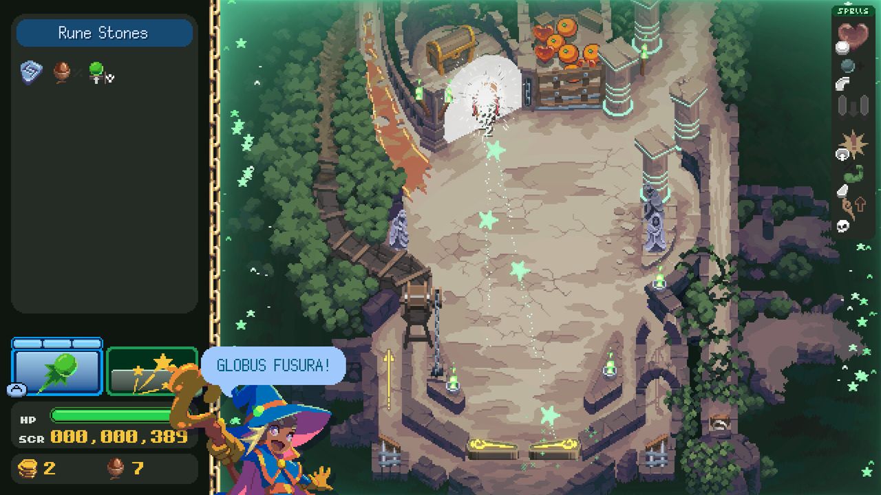 Pin-Crawl, a pinball roguelite
