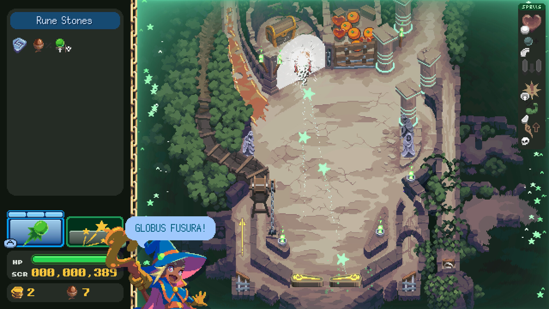 Pin-Crawl, a pinball roguelite