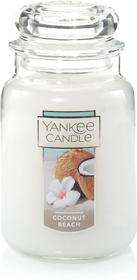 Yankee Candle large jar, Coconut Beach | was $29.49, now $16.88 | available on Amazon