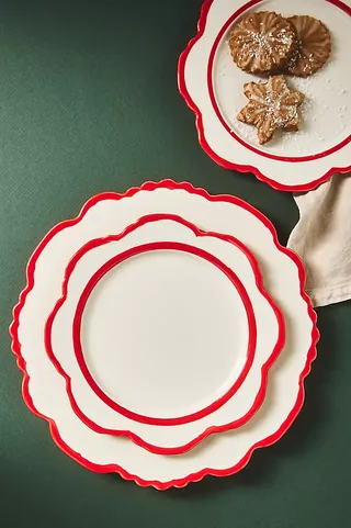 Lyla Stoneware Dinner Plates, Set of 4