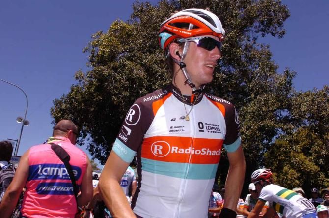 Andy Schleck (RadioShack Leopard) after stage 2 of the Tour Down Under.