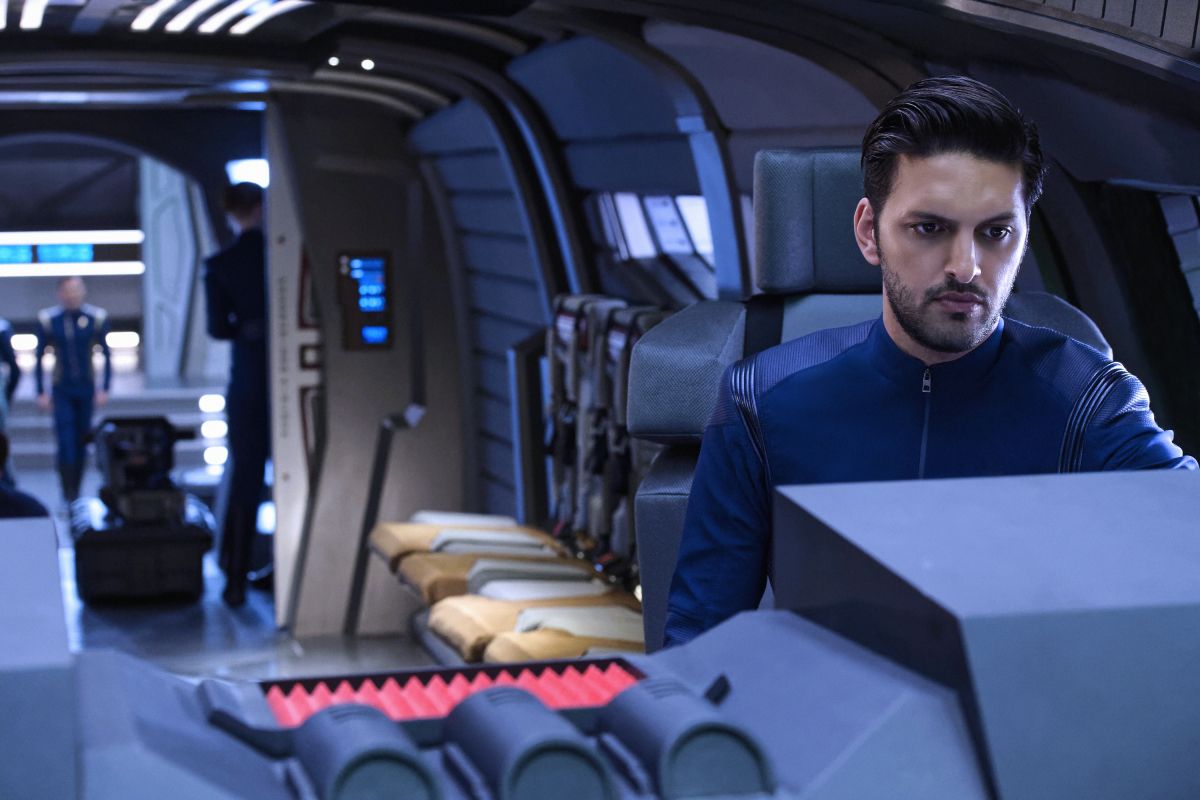 Shazad Latif as Ash Tyler in Star Trek: Discovery.