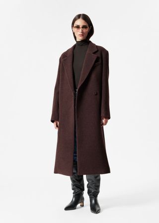 Single-Buttoned Wool Coat