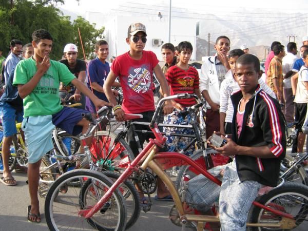 The local were proud of their own bikes