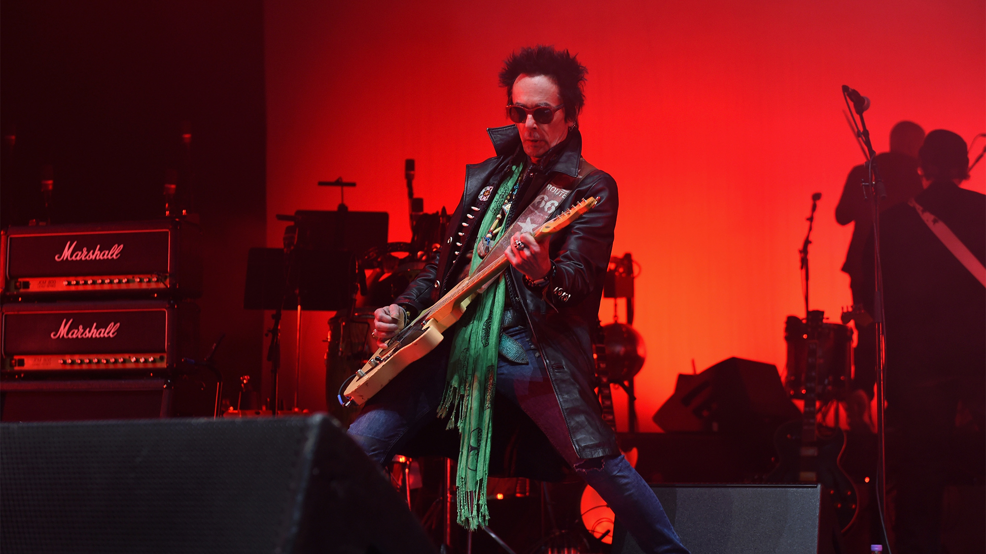 Earl Slick performs during a special concert Celebrating David Bowie With Gary Oldman &amp;amp; Friends on what would have been Bowie&#039;s 70th birthday at O2 Academy Brixton on January 8, 2017 in London, England.