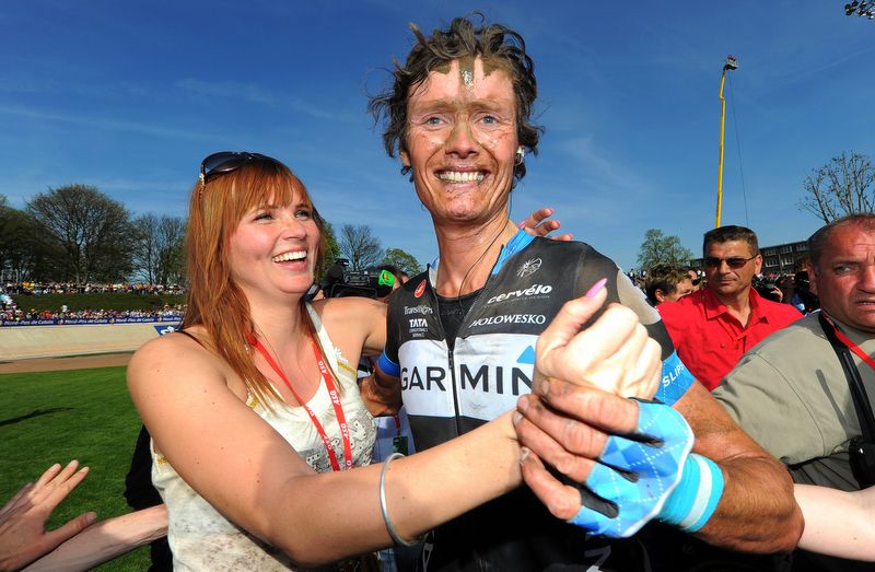 Johan Vansummeren won Paris-Roubaix then proposed to his girlfriend in 2011