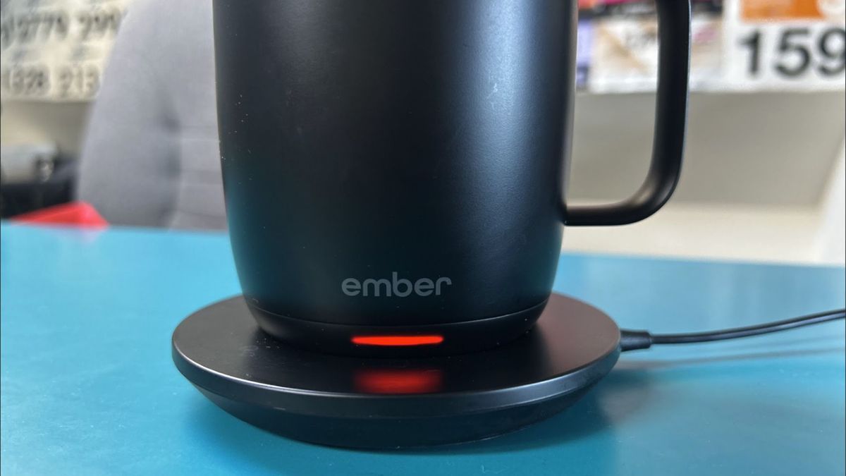 This smart mug will keep any hot drink warm for as long as you need it ...