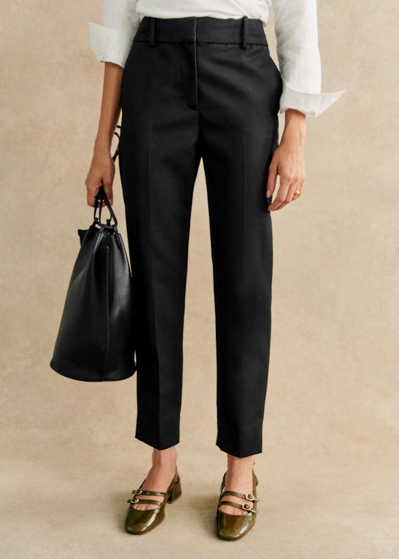 Gustavo Trousers - Black - S&amp;eacute;zane