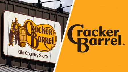 Cracker Barrel old vs new logo
