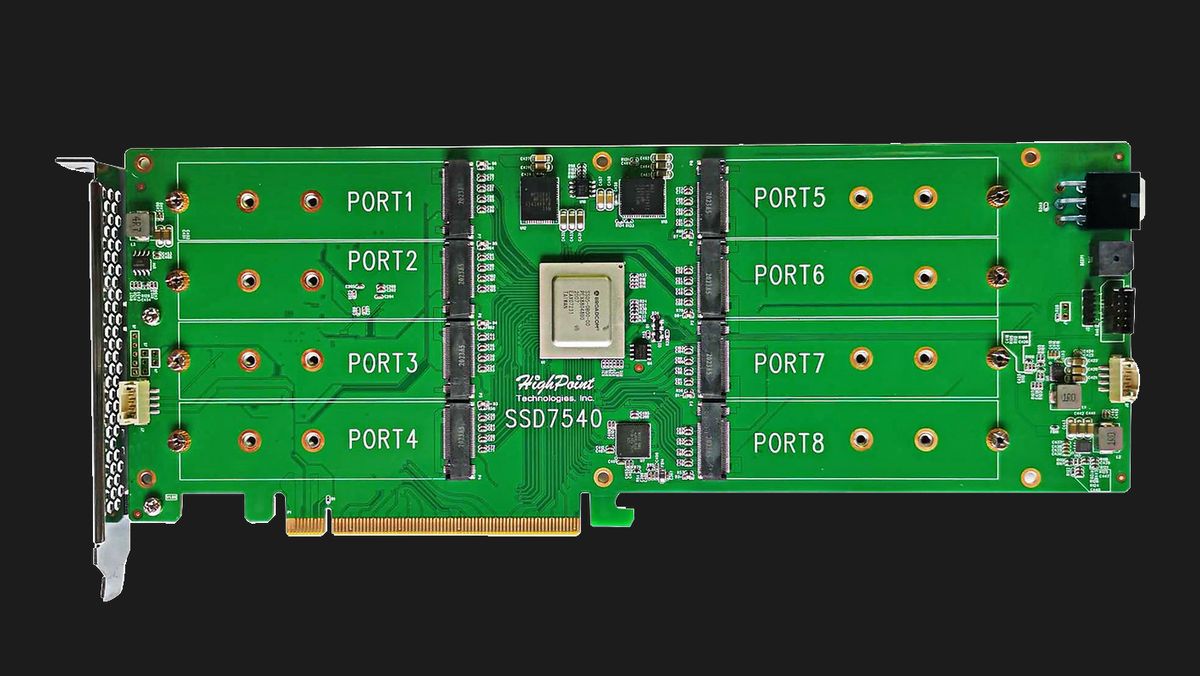 8-Port M.2 NVMe RAID Controllers Offer Up to 28,000 MB/s of Storage ...