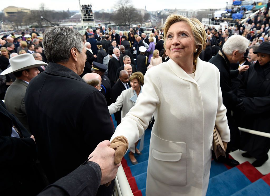 Hillary Clinton at President Trump&amp;#039;s inauguration