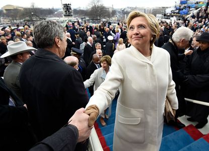 Hillary Clinton at President Trump's inauguration