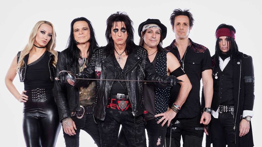 Alice Cooper and band - studio portrait