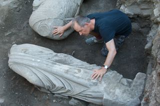 Headless Roman statues