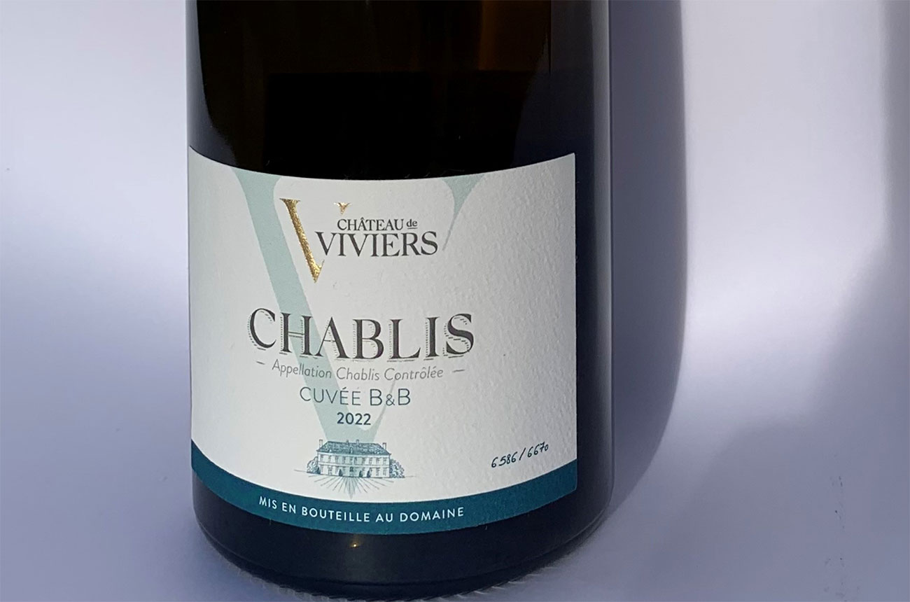 Domaine du Ch&acirc;teau de Viviers Chablis wine