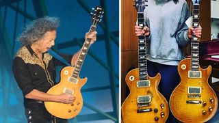 Gibson built a custom "Greeny" 1959 Les Paul for Metallica's Kirk Hammett