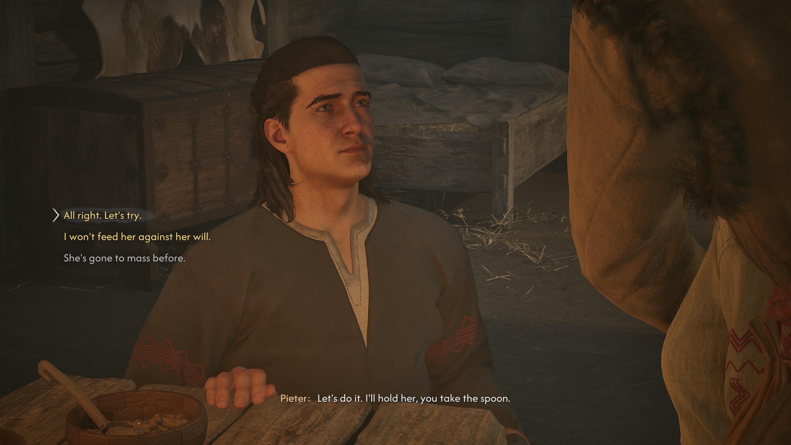 Blood of Dawnwalker Esme - Choosing to force feed