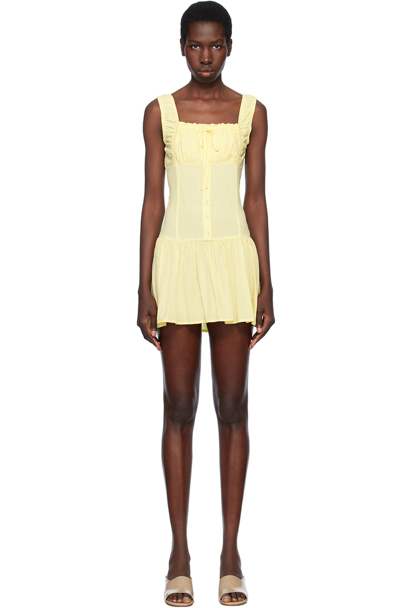 Yellow Christa Minidress