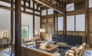 The historic antique villas at Amanyangyun have been updated with low-key modern additions