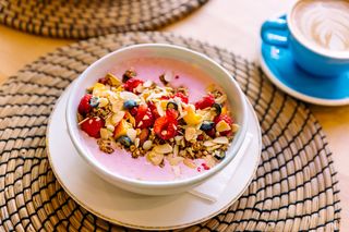 Healthy breakfast ideas: A smoothie bowl