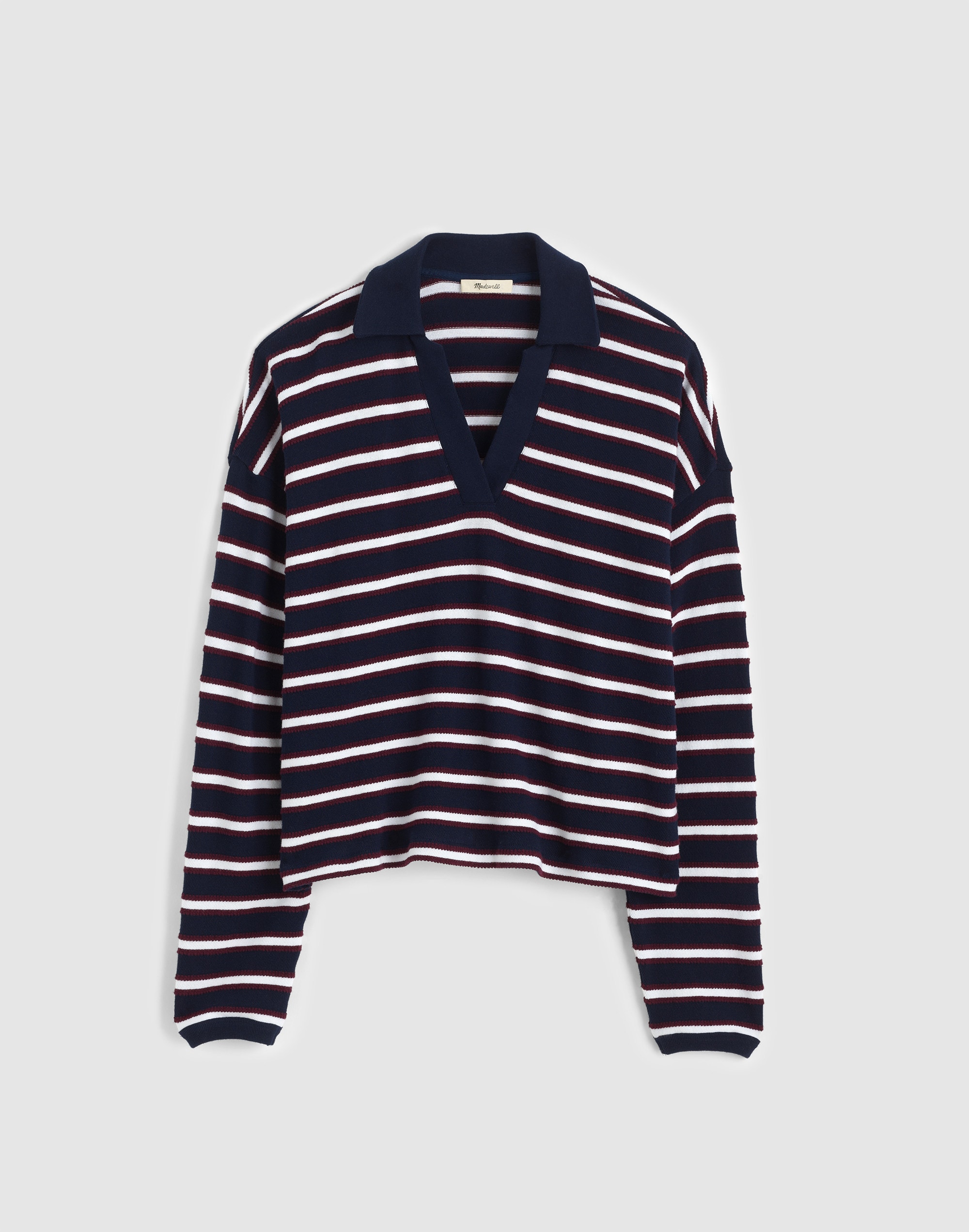 Relaxed Polo Shirt in Stripe