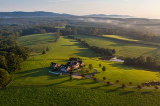 Vast garden belonging to one of the World's most expensive houses - this in Virginia
