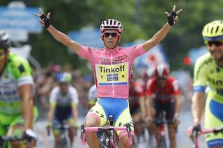 Alberto Contador on stage twenty-one of the 2015 Tour of Italy