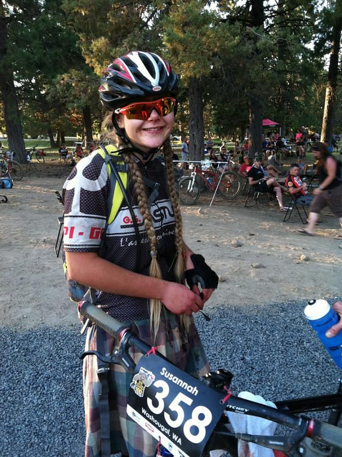 Susannah Hart was the youngest woman to race.