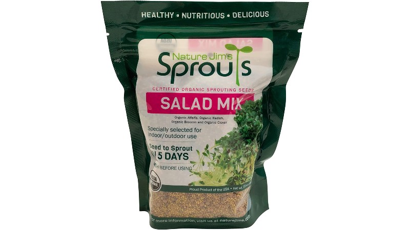 Nature Jim’s Sprouts salad sprout mix
