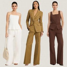 Collage of Express Work Outfits